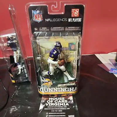 McFARLANE NFL Legends RANDALL CUNNINGHAM Figure VIKINGS Rare Variant #53/1000 • $89.99