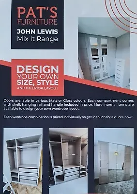 £50 • Buy John Lewis MIX IT FURNITURE Wardrobes, Chests, Bedside Cabinets And MORE