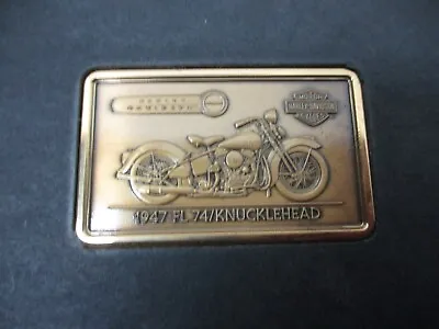 Genuine Harley-davidson 1947 Knucklehead Fl 74 Bronze Ingot With Certifacate • $24