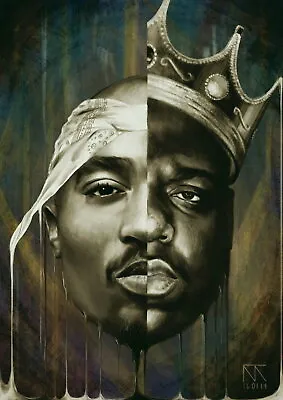 60713 Notorious B.I.G Biggie Smalls Tupac Shakur WALL PRINT POSTER AU • $20.85
