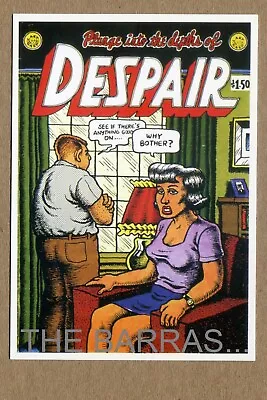 R. CRUMB Despair FOTOFOLIO POSTCARD • $2.98