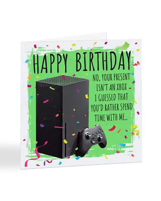 Gamer Xbox Birthday Card Husband Boyfriend Grandson Son Brother Nephew - A1010 • £3.25