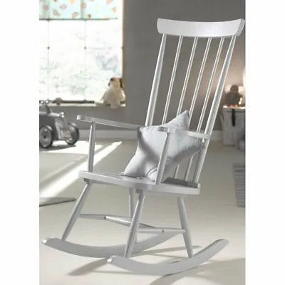 £245 • Buy Harriet Bee  Alonzo  Light Grey  Solid Wood   Nursery / Playroom  Rocking Chair