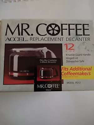 Mr. Coffee PD12 Replacement 10-12 Cup Glass Coffee Carafe White --  New • $15.45