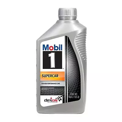 Mobil 1 Supercar Full Synthetic Motor Oil 5W-50 Dexos R 1 Qt • $21.99