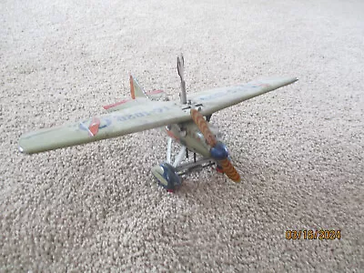 1930s Vintage Clockwork Tippco Tin Toy German Bomber Airplane TC-1029 Litho • $3000