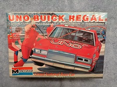 41 Year Old Buddy Baker UNO BUICK Regal NASCAR Kit. FACTORY SEALED!! • $51.31
