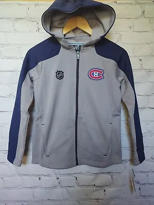 NHL Montreal Canadians Full Zip Hooded Performance Jacket Youth 8   - Brand NEW • $29.99