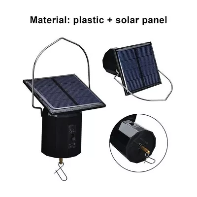 Motor Solar Powered Wind Spinner Hanging Metal Large Electric Tool 1.5W CN • £9.83