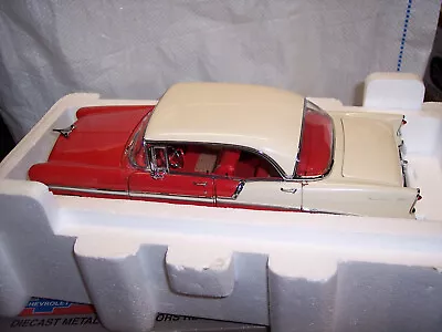 1/18 Precision Limited Edition 1956 Chevrolet Bel Air Red & Beige • $140.95