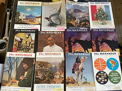 The Rotarian 11 Monthly Magazines From 1963 Missing March • $37.50