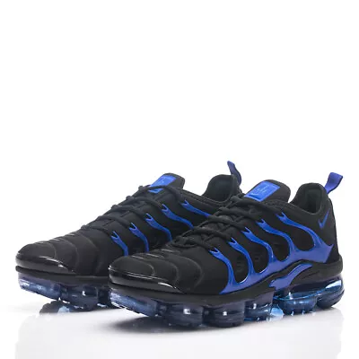 Nike Air VaporMax Plus Black/Blue Men Size New Shoes • $166.26