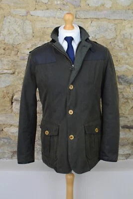 $283.82 • Buy BARBOUR Olive Wax Wyton Jacket - Winter Lutz Size Medium 38/48 Mr Porter Skyfall