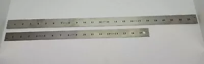 3 Igaging Machinist Measurement Ruler Rule Lot 12  18  24  Stainless Steel Rare  • $12.74