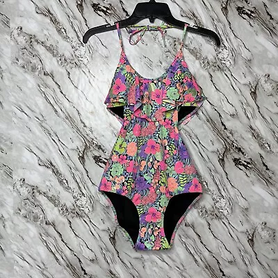 NWOT Victoria's Secret Floral Colorful Bathing Suit Monokini Size M • $29.99