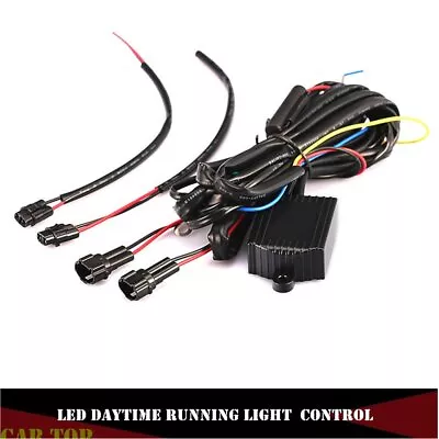 DRL LED Daytime Running Light Relay Harness Automatic Control On Off Module Box • $10.89