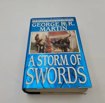 2000 A Storm Of Swords George R.R. Martin Hardcover Book • $14.56