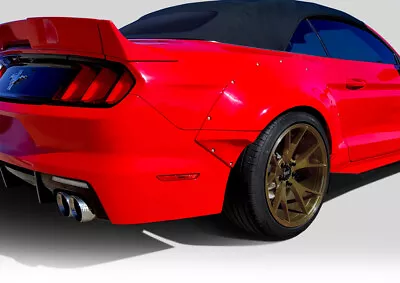 Duraflex Grid Wide Body Rear Fender Flares - 4 Piece For 2015-2018 Mustang • $460