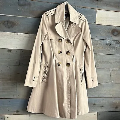 Miss Sixty Women's Studded Trench Coat M • $17.10