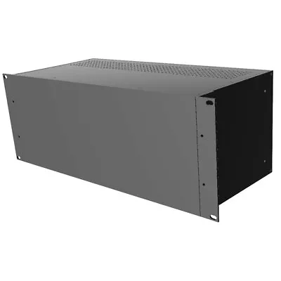 Hammond RM4U1908VBK Rack Mounted Enclosure 203x421x178mm Aluminium Black • £273.91