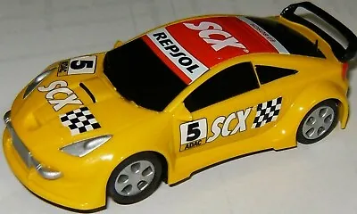 SCX 1/43 Scale Yellow #5 ADAC Repsol Bosch Slot Car From Crazy Race Set  • $32.99