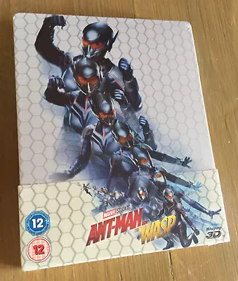 Ant-Man & The Wasp 2D / 3D Blu Ray Steelbook UK Ltd Ed NEW SEALED Marvel • £9.75