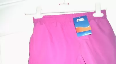 Boys Pink Zoggs Swim Shorts Size M • £3.99