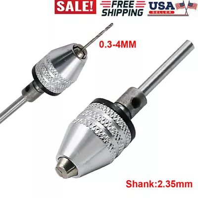 0.3-4mm Mini Drill Bit Chuck Adapter Converter 2.35mm Shank Converter Tool US • $9.57