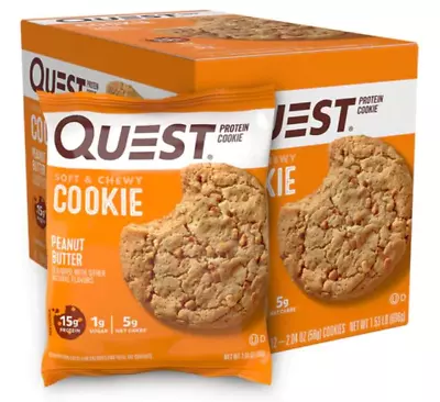 Quest Nutrition Cookie 12x59g Peanut Butter • £36.03