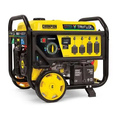 Champion Power Equipment Tri Fuel Portable Natural Gas Generator With Co Shie... • $1509