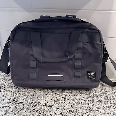 STM Bowery Laptop Messenger Shoulder Bag For 15  Laptops (Graphite) • $25