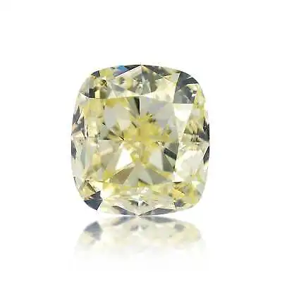 1 Ct Loose Diamond Yellow Color Cushion Brilliant Shape VS Rare Gift • £1749.87