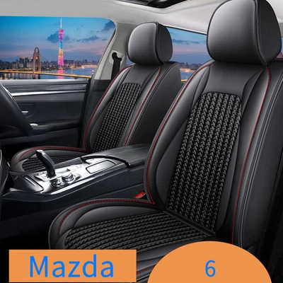 $134.39 • Buy 5-Seat Covers Faux Leather For Mazda 6 2007-2021 Car Front&Rear Cushion Full Set