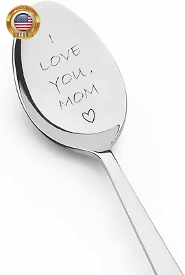 Mothers Day Gifts For Mom Mama From Daughter Son I Love You Mom Spoon For Mother • $6.46