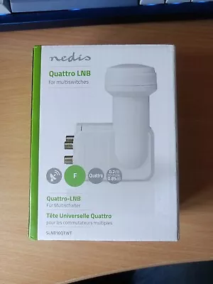 Nedis Quattro LNB For Multiswitch (ONLY) SLNB10QTWT • £16