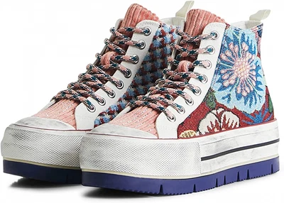 £193.38 • Buy Desigual Women's Shoes 4 Woman Fabric Sneaker Boot 