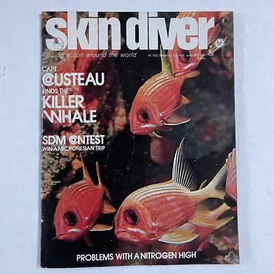 Skin DIver Magazine May 1973 Vintage Good Condition Ocean Fish Whale Memorabilia • $13.32