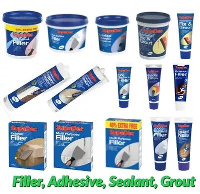 Multi Purpose Filler Adhesive Seal Caulk Grout Surface Frame Interior Exterior • £6.50