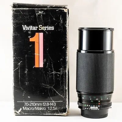 Vivitar Series 1 70-210mm F2.8-4.0 Zoom Lens Nikon AI-S. Komine V3. Incl Box. • $69
