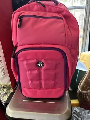 6 Pack Fitness Expedition 300 Backpack Meal Management Bag Six Pack Bag Pink • $60