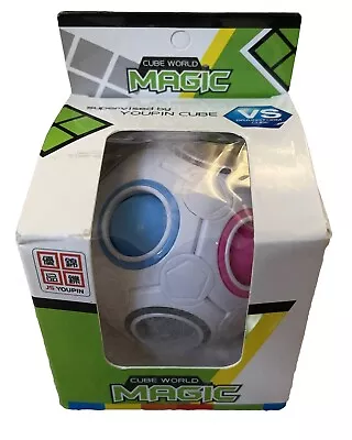Cube World Magic - Rainbow Ball Puzzle Brain Teaser - No 156 - Fidget Toy • £4.49