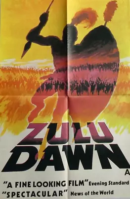 1979 Zulu Dawn Original Issue Uk  Double Crown Poster Burt Lancaster   • £50