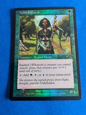 Noble Hierarch 1x MtG *Foil* Judge Promo SP/NM **See Pictures!** • $104.75