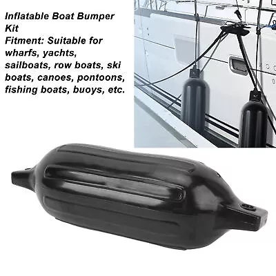 Car Inflatable Boat Bumper Kit Protective Ribbed Buoys Docking For Yacht Pontoon • $255.74