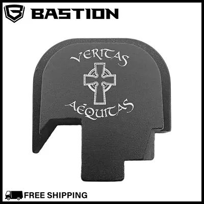 REAR SLIDE BACK PLATE COVER FOR SMITH WESSON M&P 9/.40 Shield Veritas Aequitas • $18.70