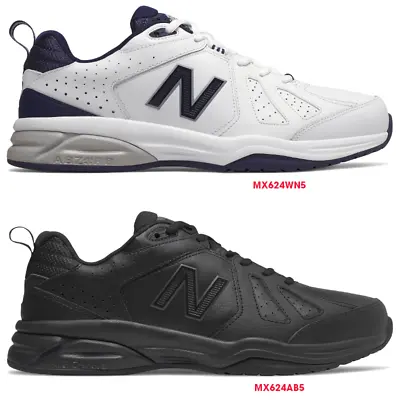 New Balance 624 V5 Men's Wide (2E) Crosstrainer Work Shoes - Latest Model With L • $124.77