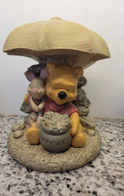 £24.26 • Buy Disney Henri Studio Winnie The Pooh And Piglet 8  Resin Rainy Day Garden Statue 