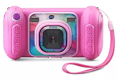 VTech KidiZoom Camera Pix Plus (Pink) With Panoramic And Talking Photos • $27