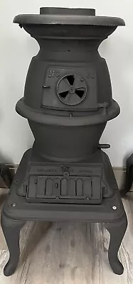 $600 • Buy Antique Atlanta Stove Works CAST IRON POT BELLY STOVE Model No.60