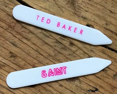 Ted Baker SAINT Replacement Branded Collar Bone Stiffeners/Stays/Tabs - 6cm NEW • £3.95